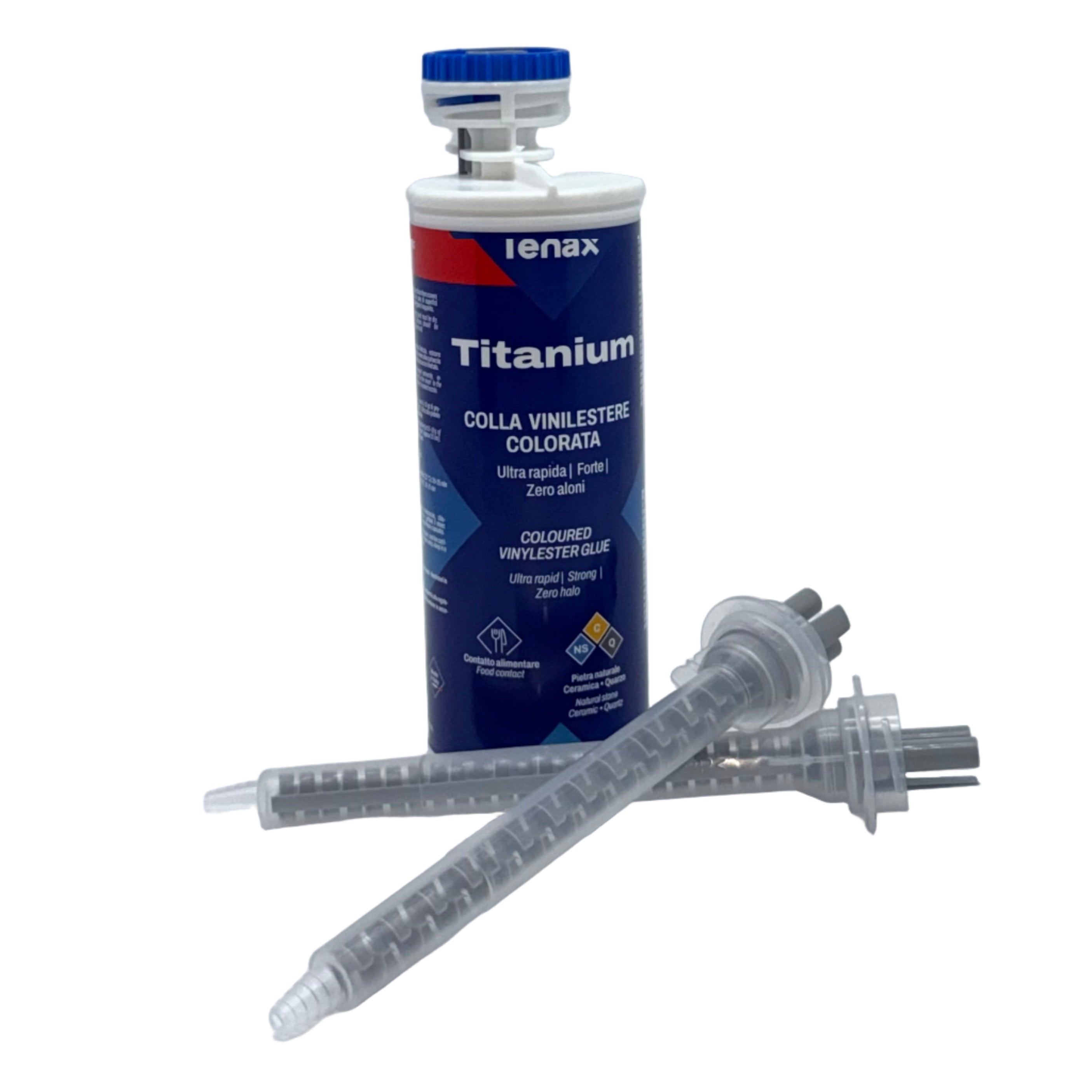 Titanium Extra Rapid Cartridge Glue 250 ml Polar White