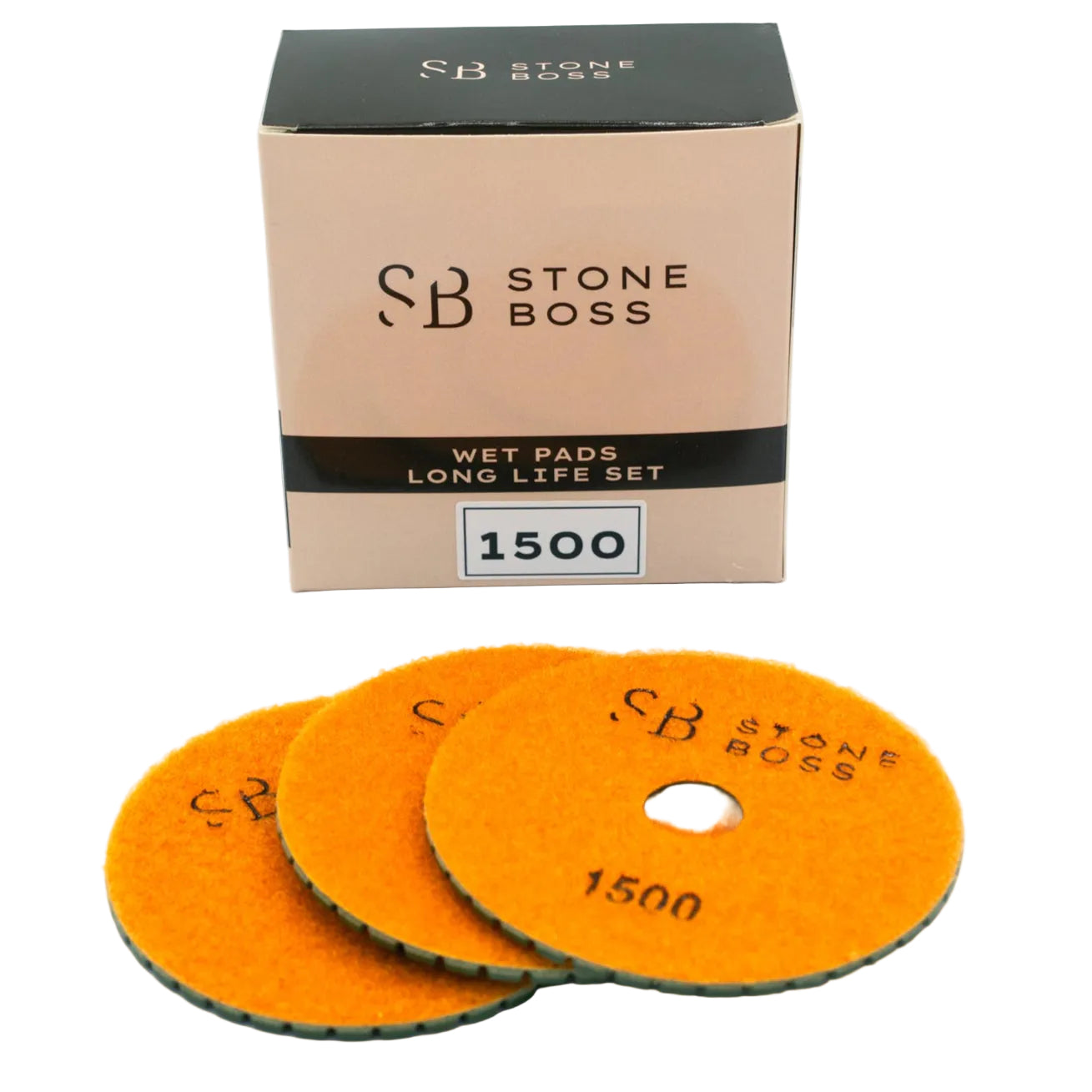 Wet Pads - Long Life - Ideal for Granite BOXES OF 10