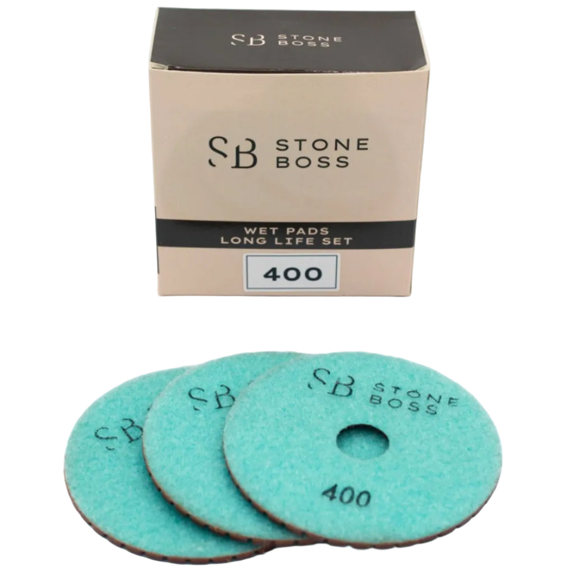 Wet Pads - Long Life - Ideal for Granite BOXES OF 10