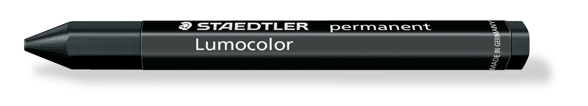 Black Lumocolor permanent omnigraph - Waterproof universal crayon Box