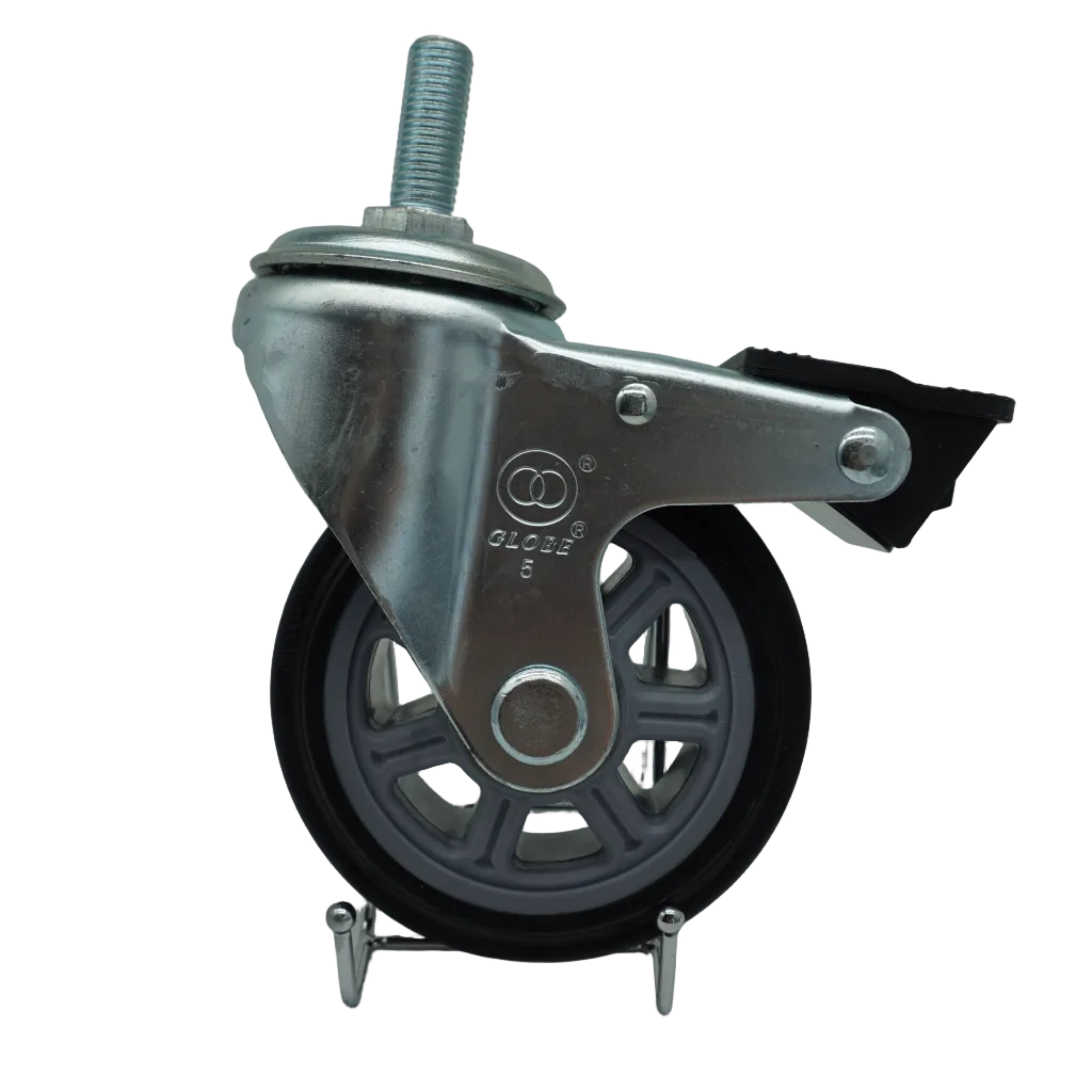 Heavy-Duty Swivel Caster for Stone Buggies, Equipment & Material Handling
