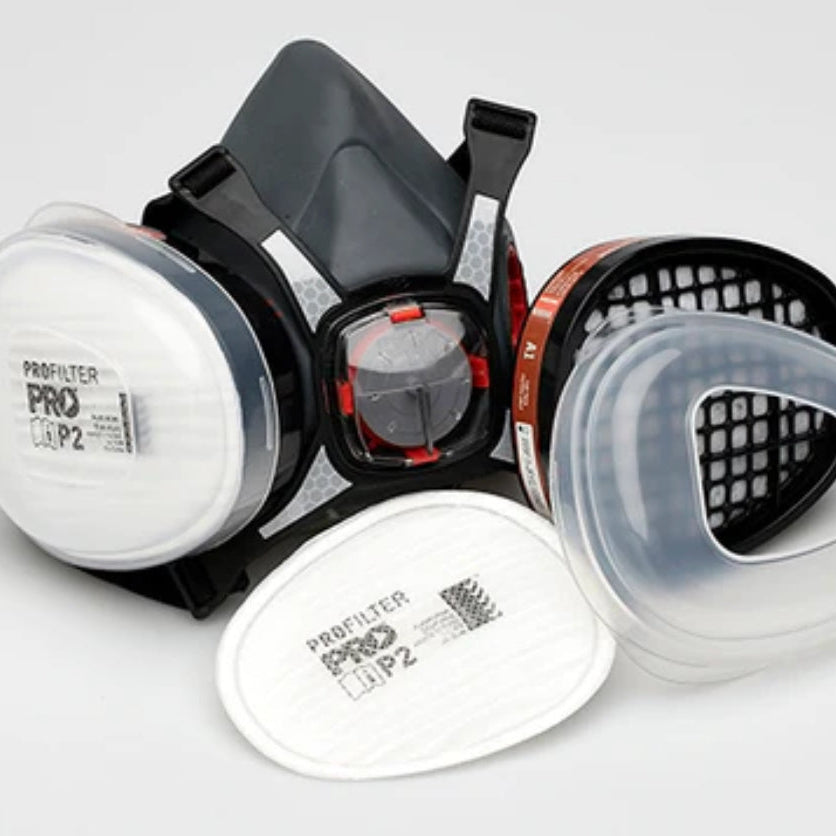 Maxi Mask 2000 Half Mask Respirator with A1P2 Filters (Assembled)