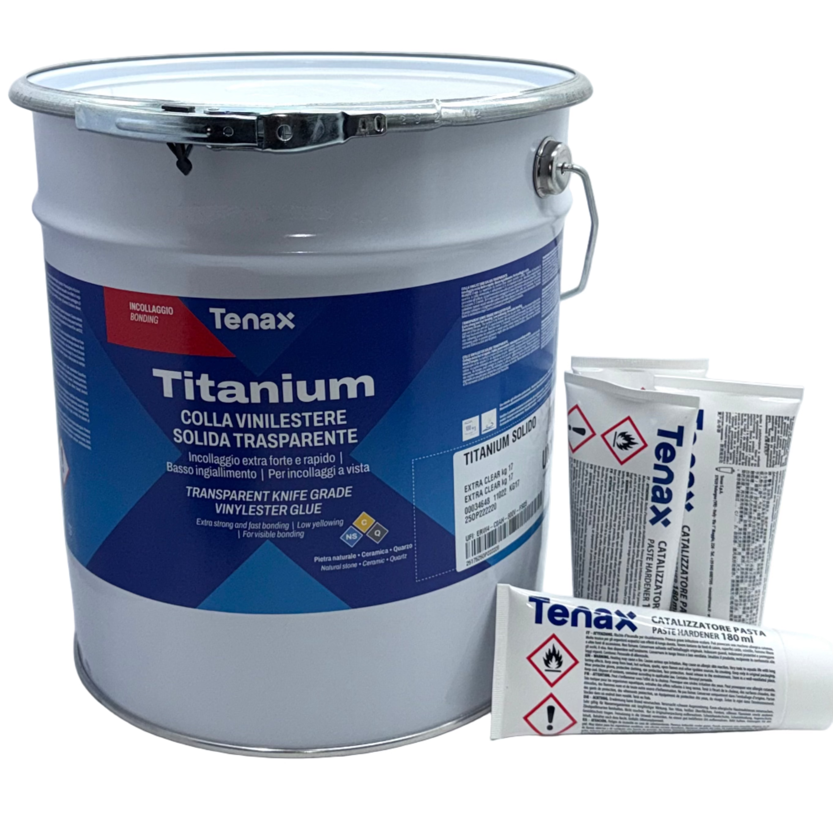 Tenax Titanium Solido -  1Lt and 17 Ltr