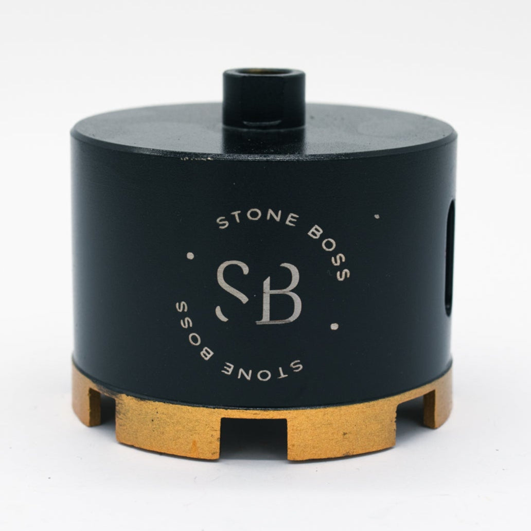 Drill bit with Hexagonal adaptor For Granite and Engineered Stone - 80mm