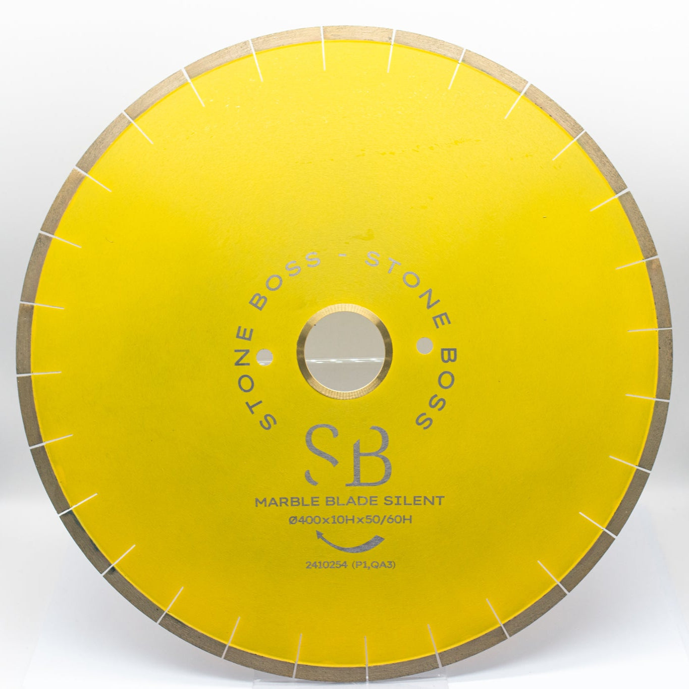 Marble Silent - 400mm Bridge Saw Blade with 2 x 10.5mm Location Holes