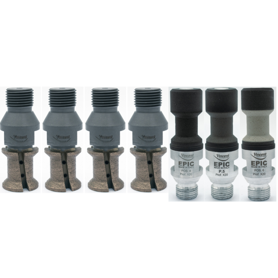 VINCENT - FULL SET - EPIC Small Profiling Wheel - Aris Profile X 20
