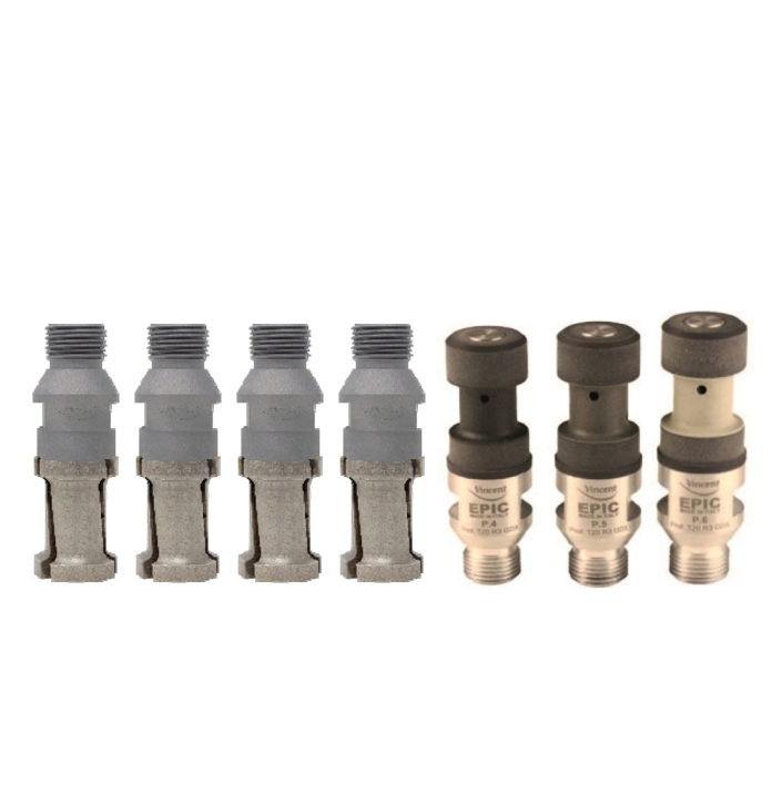 VINCENT - FULL SET - EPIC Small Profiling Wheel - Pencil Round Profile T 20 R3